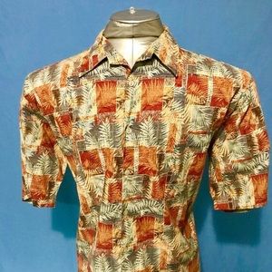 Tori Richard Honolulu Shirt 100% Cotton L
